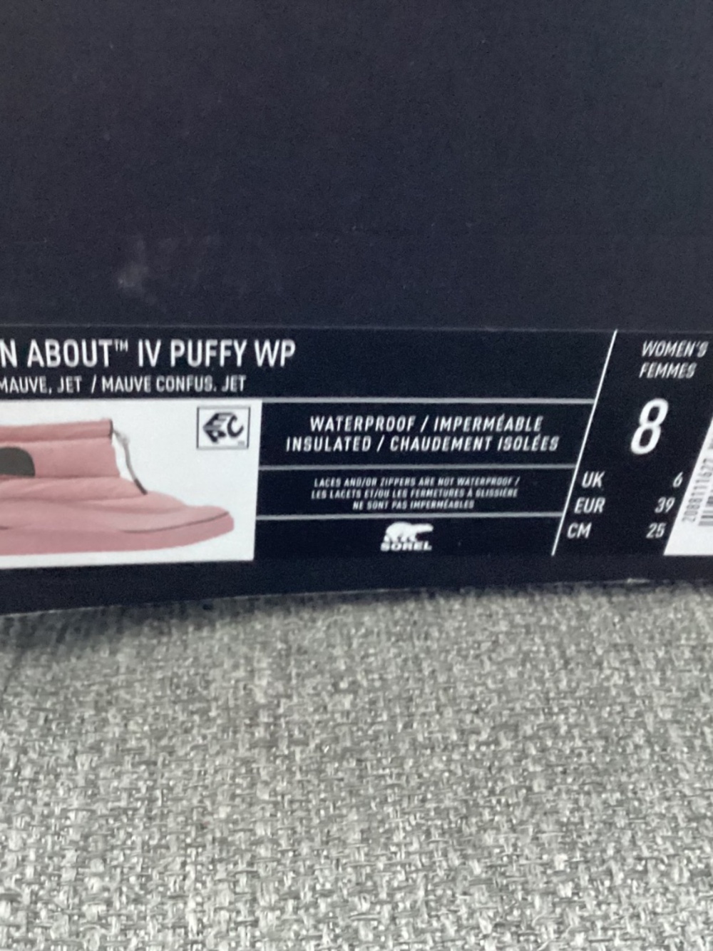 SOREL Out N About IV Puffy Lace-Up Waterproof Boot (Women) 8M - Picture 4 of 10